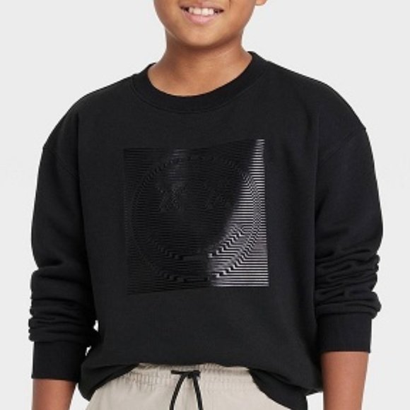 art class Other - Art Class™ Boys' Crew Neck Fleece Pullover Sweatshirt Size XS (4/5) Black NWT